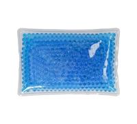 Cojín rectangular de refrigeración y calor 'Bead' en azul - relajación y alivio versátiles, color: azul