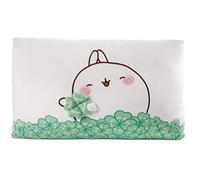 Cojín Rectangular Molang con trébol 43x25cm