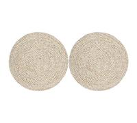 Cojín Redondo Acolchado Transpirable de Paja Tejida, Estilo japonés, Hecho a Mano, Ideal para Ventanas, Yoga, Ceremonia del té Zen y decoración. Medidas: 15,7 x 0,6 Pulgadas.