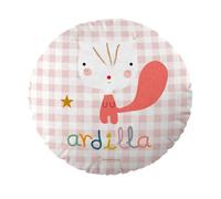 Cojin redondo con relleno abcda 40 cm diametro 40 cm