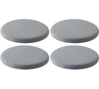 Cojín Redondo De Espuma Viscoelástica Para Asiento, Paquete De 1/2/4, Cojín Redondo Para Taburete, Cojín Redondo Para Silla Para Taburete De Bar, Cojín Circular Para Silla(Size:30cm(4pack),Color:gris)