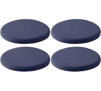 Cojín Redondo De Espuma Viscoelástica Para Asiento, Paquete De 1/2/4, Cojín Redondo Para Taburete, Cojín Redondo Para Silla Para Taburete De Bar, Cojín Circular Pa(Size:30cm(4pack),Color:Azul marino)