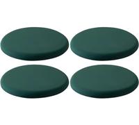 Cojín Redondo De Espuma Viscoelástica Para Asiento, Paquete De 1/2/4, Cojín Redondo Para Taburete, Cojín Redondo Para Silla Para Taburete De Bar, Cojín Circular Pa(Size:30cm(4pack),Color:verde oscuro)