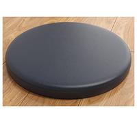Cojín Redondo de Espuma viscoelástica para Silla de Comedor, 4,5 cm de Grosor, Antideslizante, para Comedor y Sala de Estar, Color Azul Oscuro (40 cm)