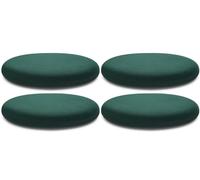 Cojín Redondo de Espuma viscoelástica para Silla de Comedor, 45 cm, Color Verde, con Funda extraíble para sillas de Oficina, de bistró, Antideslizante, Esencial para la Cocina.