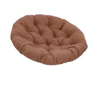 Cojín redondo de patio para cesta colgante, silla mecedora, asiento de papaya con relleno de algodón de polipropileno suave, diseño ergonómico de alivio de presión para interiores y exteriores, jardín