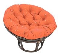 Cojín redondo impermeable de repuesto para sillas de ratán de jardín al aire libre, 40 x 40 cm, cojín de asiento suave para muebles del hogar y patio