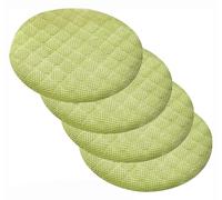Cojín Redondo para Silla, 30/35/40/45/50 Cm, Esponja Gruesa De Alta Resistencia, Funda De Pana Antideslizante Lavable A Máquina, para Exterior, Jardín, Terraza, Cocina Y Oficina(K2,4PCS-14INCH/35CM)