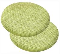 Cojín Redondo para Silla, 30/35/40/45/50 Cm, Esponja Gruesa De Alta Resistencia, Funda De Pana Antideslizante Lavable A Máquina, para Exterior, Jardín, Terraza, Cocina Y Oficina(K2,2PCS-20INCH/50CM)