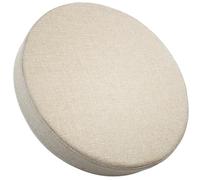 Cojín Redondo para Silla, 30cm/35cm/40cm/45cm/50cm/55cm/60cm，Antideslizante, 3/5/8 cm de Grosor Cojín de Asiento Suave para Taburete, jardín, Interior, Exterior, hogar(Beige Oscuro,35x5cm)