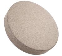 Cojín Redondo para Silla, 30cm/35cm/40cm/45cm/50cm/55cm/60cm，Antideslizante, 3/5/8 cm de Grosor Cojín de Asiento Suave para Taburete, jardín, Interior, Exterior, hogar(Camello,45x5cm)
