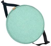 Cojín redondo para silla Cojín redondo para asiento, 1/2/4pcs Cojín redondo para taburete alto Cojín redondo antideslizante para silla con correas elásticas Hebillas ( Color : 7# , Size : 1PCS_35CM/13