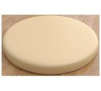 Cojín redondo para silla de cocina, piel suave, 40 cm, antideslizante, 4,5 cm de grosor, espuma viscoelástica para máxima comodidad y decoración elegante del hogar