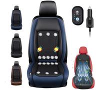 CojíN Refrescante Para Asiento De Coche,Cojines Conducir,CojíN Ventilado Con 16/24 Ventiladores,Funda Masaje,Funda Automotriz Temperatura Ajustable,Para Coches,SUV Y Camiones(Color:Blue (16 fans) 12v)