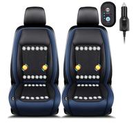 CojíN Refrescante Para Asiento De Coche,Cojines Conducir,CojíN Ventilado Con 16/24 Ventiladores,Funda Masaje,Funda Automotriz Temperatura Ajustable,Para Coches,SUV Y Camiones(Color:2pcs Blue (24 fans)