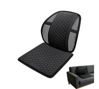 Cojín refrescante para asiento de coche, transpirable y absorbente del sudor, cojín de espalda refrescante para conductores de mujeres, viajes por carretera, camping, conducción urbana rutas diarias