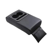 Cojín Reposabrazos Coche para Hyundai I10 2014-2021, Multifuncional Cojín Elevador Caja Reposabrazos con Portavasos, Caja Almacenamiento Consola,Black