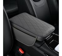 Cojín Reposabrazos Coche para Z4/Z4M G29 E85 E86 E89 Roadster/E86 Coupé, Cuero Impermeable Apoyabrazos Alfombrilla Consola Central Coderas Decoración Accesorios,E/Gray- 32 * 22 * 5cm