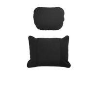 Cojin Reposacabezas Coche Adecuado para Porsche Car Neck Pillow Memory Pillows Reposacabezas Cojín lumbar suave Soporte de espalda Reposacabezas Coche(1 set Black)