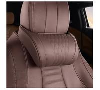 Cojín Reposacabezas Coche para Aston Martin DB9 Rapide V8 Vantage Vanquish, Soporte Ergonómico Cuello, Almohadilla Cuero PU Perforado, para Automóviles SUV y Viajes,B Brown