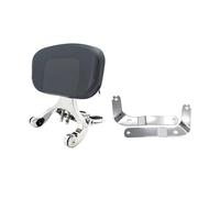 Cojín Respaldos Respaldo de asiento negro para conductor, respaldo pasajero para Dyna, para Softail para Breakout para Sportster 1200 para Touring para Road King