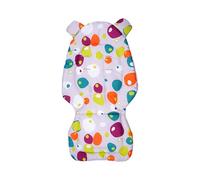 Cojín reversible de 81 x 41 cm con respaldo de puntos, de algodón suave y aterciopelado, inserto para sillas altas de recién nacidos, carrito de bebé, accesorio