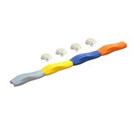 Cojín sensorial para viga de equilibrio, juguete para - Conjunto de juguetes de construcción de coordinación corporal apilable | Diseño mejorado de textura de estabilidad de viga de obstáculos empi