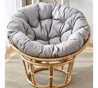 Cojin Silla Colgante Huevo, CojíN Redondo para Silla De Patio JardíN Terraza SillóN Columpio De RatáN Mimbre Huevo Silla Colgante Hamaca Silla Colgante CojíN (G 90x90cm)