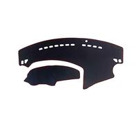 Cojín Sombrilla Coche Tablero De La Cubierta Automóvil con Volante A Izquierda Protector Mat Apto para Mazda 3 2010 2011 2012 2013 PU Cuero Negro Línea Roja