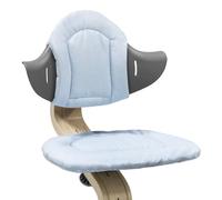 Cojín Stokke Nomi, Azul Grisáceo - Añade suavidad y comodidad a la Silla y Trona Nomi - Fácil de poner y quitar - A partir de los 6 meses - Lavable a máquina