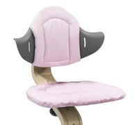 Cojín Stokke Nomi, Rosa Grisáceo - Añade suavidad y comodidad a la Silla y Trona Nomi - Fácil de poner y quitar - A partir de los 6 meses - Lavable a máquina
