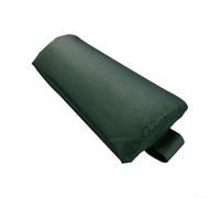 Cojín suave para reposacabezas para tumbonas de jardín junto a la piscina (verde oscuro)