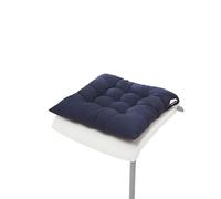 Cojin Suelo,Cojines Suelo Cojín Cuadrado Grande for Silla con Lazos, Ultra Suave y cálido, for el rincón de Lectura los niños, cómodo cojín for Asiento(Dark Blue)