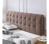 Cojín tapizado de terciopelo de gran tamaño con soporte de respaldo, almohada de pared extraíble con funda