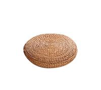 Cojín tatami - Almohadas redondas de asiento tejidas | Cómoda almohada de