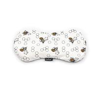 Cojín térmico acolchado con huesos de cerezo, cojín calefactor para cólicos de bebé y atascos de mamas - Abejas