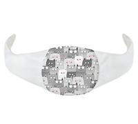 Cojín térmico Almohada en el vientre Saco Térmico- relleno de 200 gr de huesos de cereza orgánicos - para tratamientos de frío y calor cara Los gatos [088]