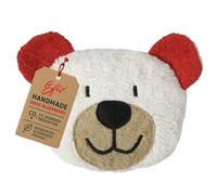 Cojín térmico de huesos de cereza Teddy Rojo, cultivo orgánico, certificado GOTS, fabricado en Alemania