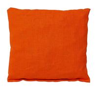 Cojín térmico de semillas 12x12cm naranja | Pequeño saco térmico | Almohadilla térmica | Semillas de lino