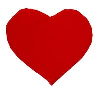 Cojín térmico en corazón 30x25 rojo | Pequeño saco térmico | Almohadilla térmica | Semillas de lino