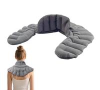 Cojín térmico inalámbrico para el cuello, 1,1 kg, para microondas | Almohada térmica inalámbrica para cuello, calentador de cuello y hombros, almohadilla térmica para cuello y hombros