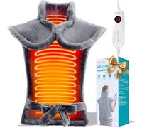 Cojín térmico para aliviar el dolor de espalda, almohadilla térmica ponderada de 24 "x 33"