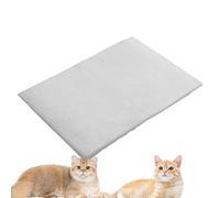 Cojín térmico para gatos - lavable con funda extraíble | Cama para gatos autocalentada y calentada | para gatitos dormidos, cachorros, perros pequeños, interiores, exteriores, invierno, balcón, sala