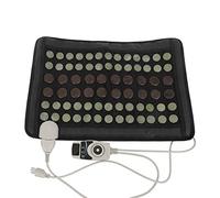 Cojín térmico por infrarrojos, turmalina, jade natural y tourmanio, 23,5 x 16 pulgadas, 220 V, apagado automático