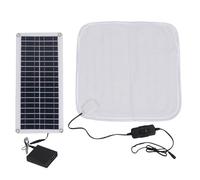 Cojín térmico solar para mascotas, calentador impermeable para gatos, cama térmica ajustable de 100 W para perros, gatos, mascotas pequeñas y medianas, extra cálida, para interior y exterior