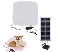 Cojín térmico solar para mascotas, cama térmica impermeable para consumo de perros de gato, esterilla de descanso eléctrica ajustable, alfombra de calefacción interior para cachorros, manta cálida