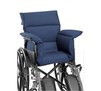 Cojín transpirable antiescaras, cojín azul para silla de ruedas de 115 x 100 cm