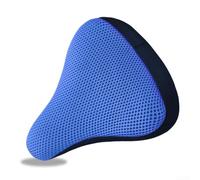 Cojín transpirable para sillín de bicicleta diseñado para mayor comodidad durante tus viajes en bicicleta (azul oscuro)