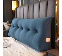 Cojín Triangular para cabecera con Funda extraíble, Soporte de Respaldo para Cama y sofá, cojín con práctico Compartimento Lateral, Ideal para Comodidad y Estilo.