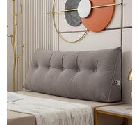 Cojín triangular para cabecero de cama, 180 x 50 x 20 cm, suave, grande, cómodo, almohadas de lectura para camas, sofás, almohada de apoyo lumbar para la espalda, cojines de cuña para dormitorio
